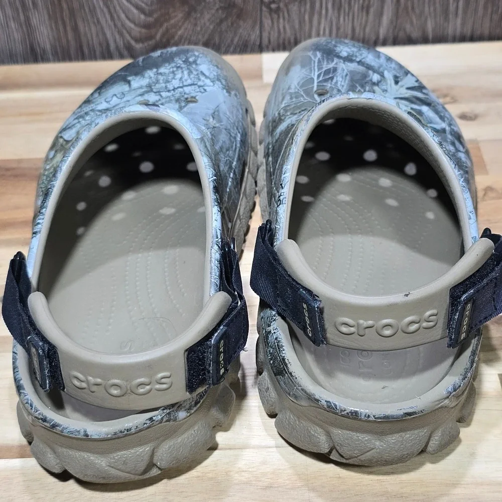 Crocs All Terrain Realtree Edge Camo‎ Clogs M6 W8